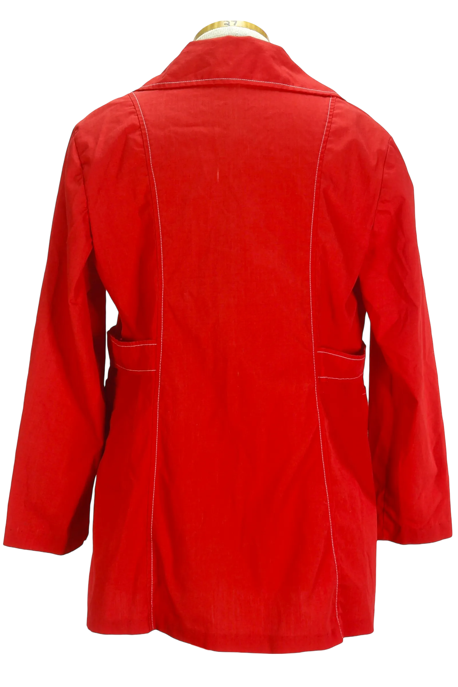 80s Double Breast Red Spring Jacket       M