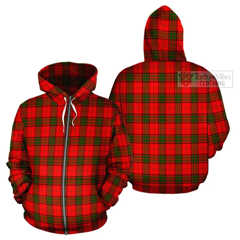 Adair Tartan Cotton Hoodie