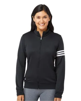 Adidas Women's 3-Stripes French Terry Full-Zip Jacket