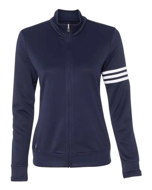 Adidas Women's 3-Stripes French Terry Full-Zip Jacket