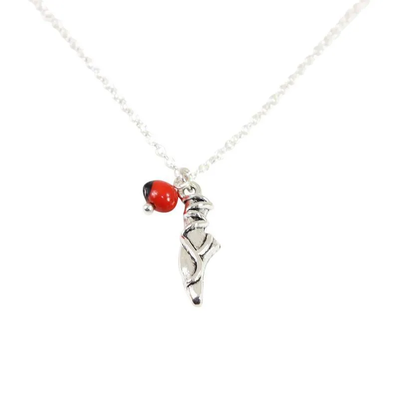 Adjustable Silver Tone Good Luck Charm Necklace w/ Huayruro Red & Black Seed Beads 16" - 18"