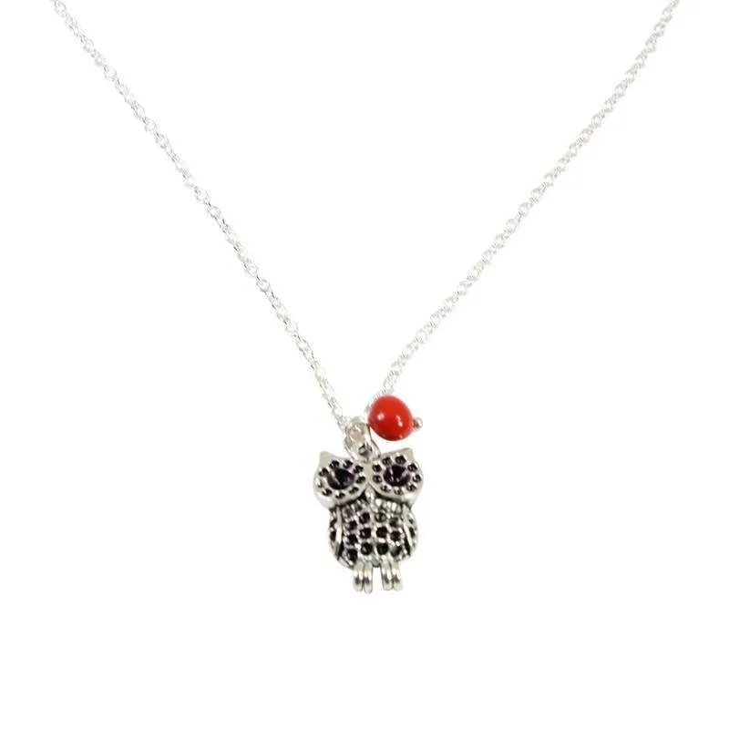 Adjustable Silver Tone Good Luck Charm Necklace w/ Huayruro Red & Black Seed Beads 16" - 18"