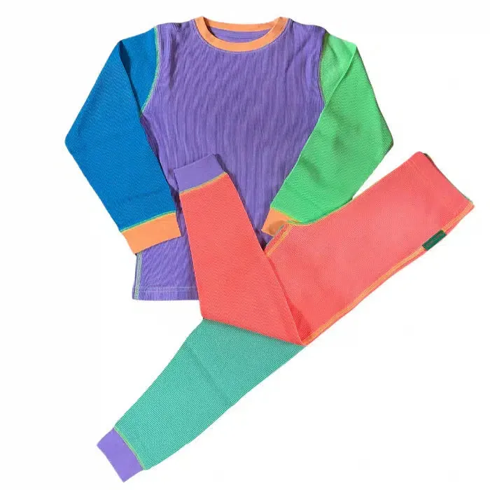 Adults - 90’s Dayglow Waffle Cotton Set