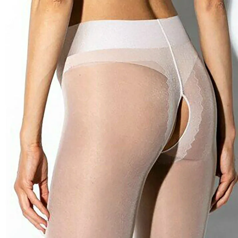 Amour 20 Denier Hip Gloss Sheer Crotchless Tights