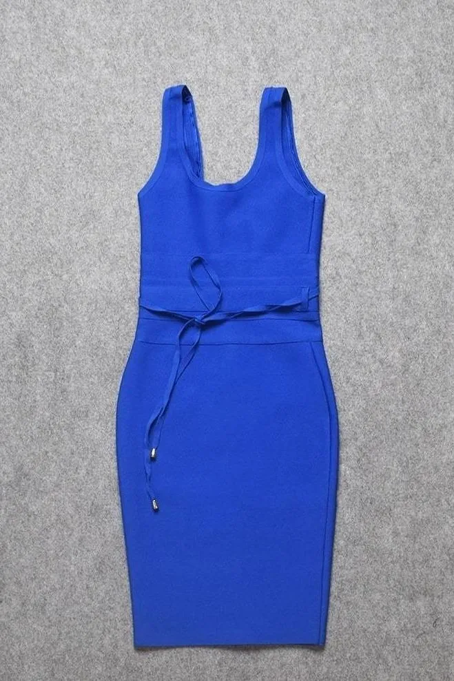 Amy Bandage Dress - Royal Blue