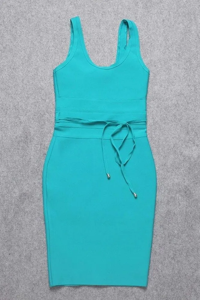 Amy Bandage Dress - Sky Blue