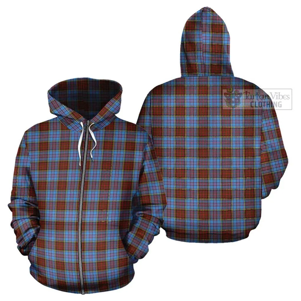 Anderson Modern Tartan Cotton Hoodie