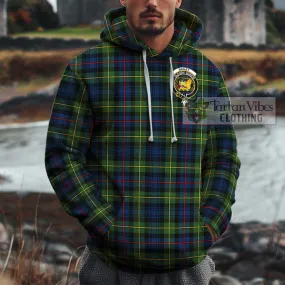 Bailey Modern Tartan Cotton Hoodie with Family Crest