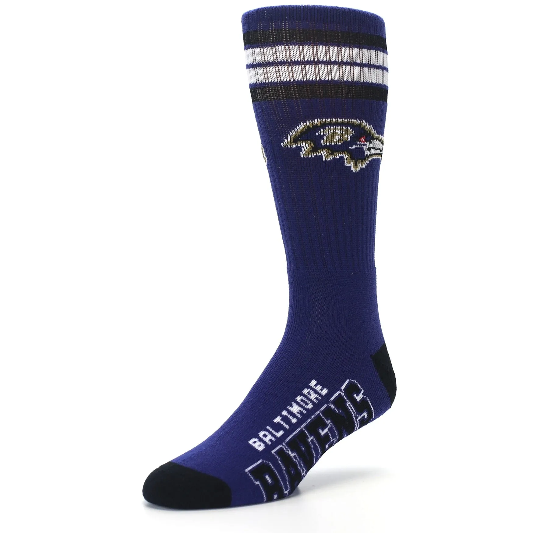 Baltimore Raven Socks - Men's Athletic Crew Socks