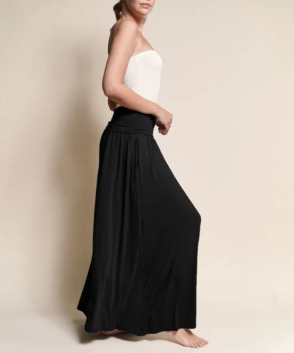 BAMBOO YOGA MAXI SKIRT