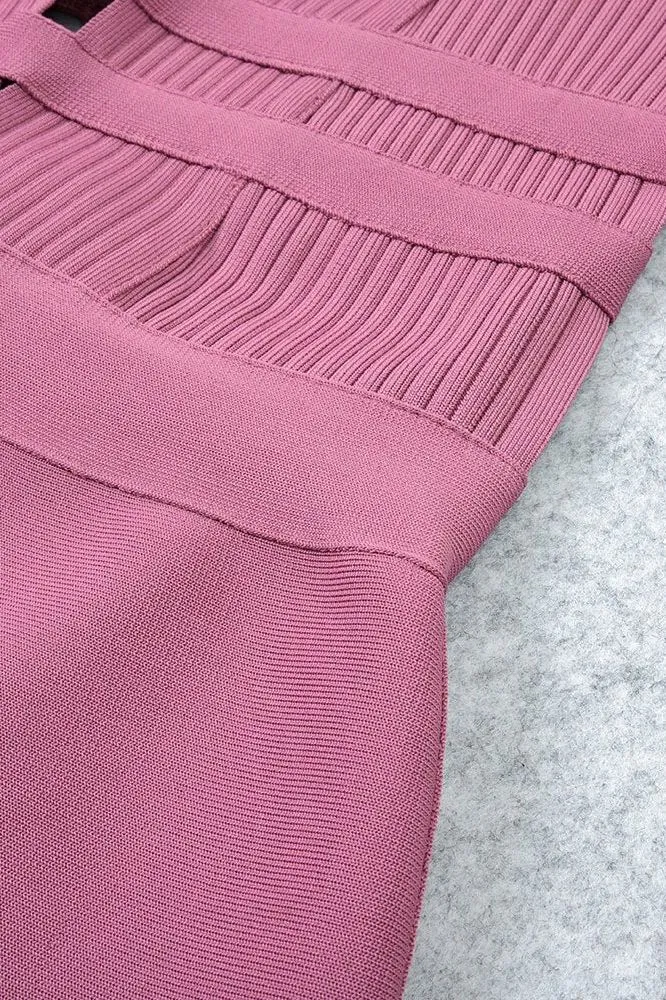 Bay Bandage Dress - Ballet Pink