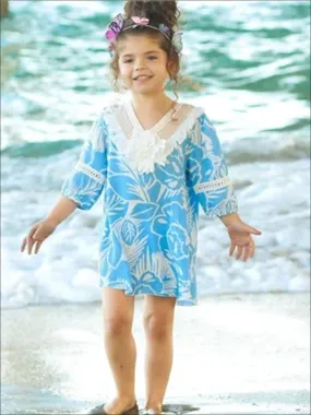 Beach Time Crochet Collar Tunic