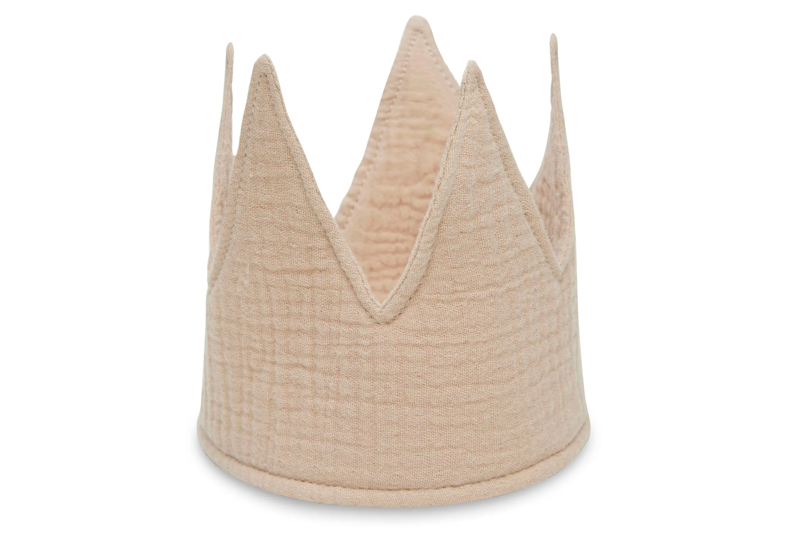 Birthday crown 12x35cm Party Collection - Biscuit