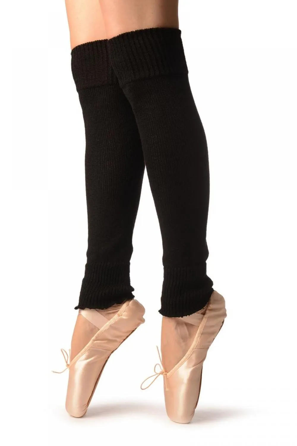 Black Plain Dance/Ballet Leg Warmers