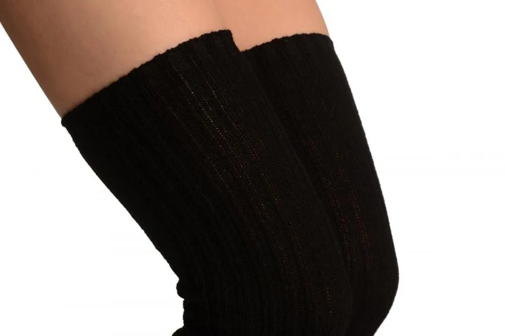 Black Stirrup Dance/Ballet Leg Warmers