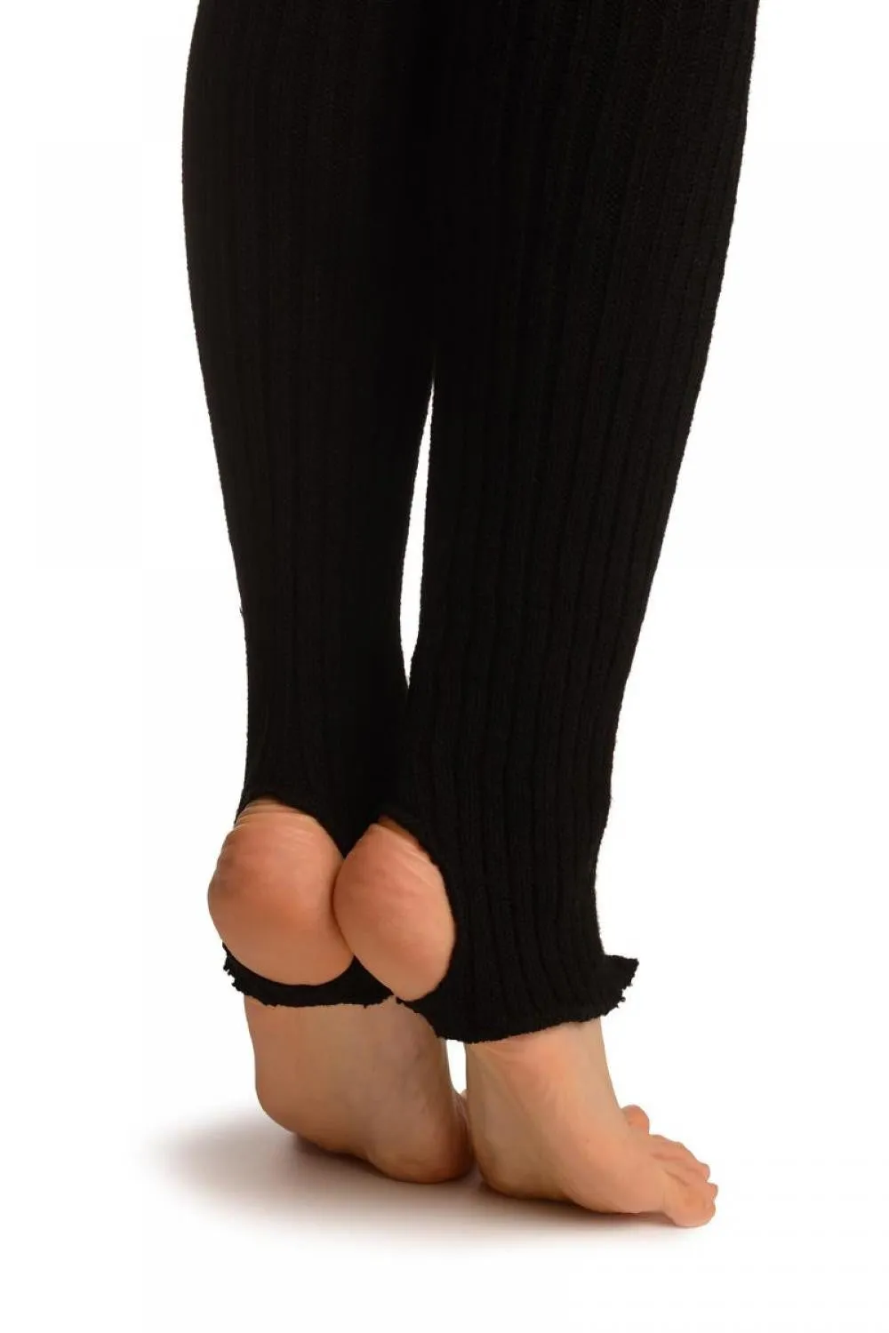 Black Stirrup Dance/Ballet Leg Warmers