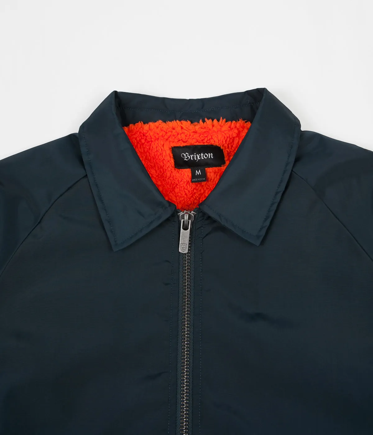 Brixton Claxton Collar Sherpa Jacket - Captain Blue