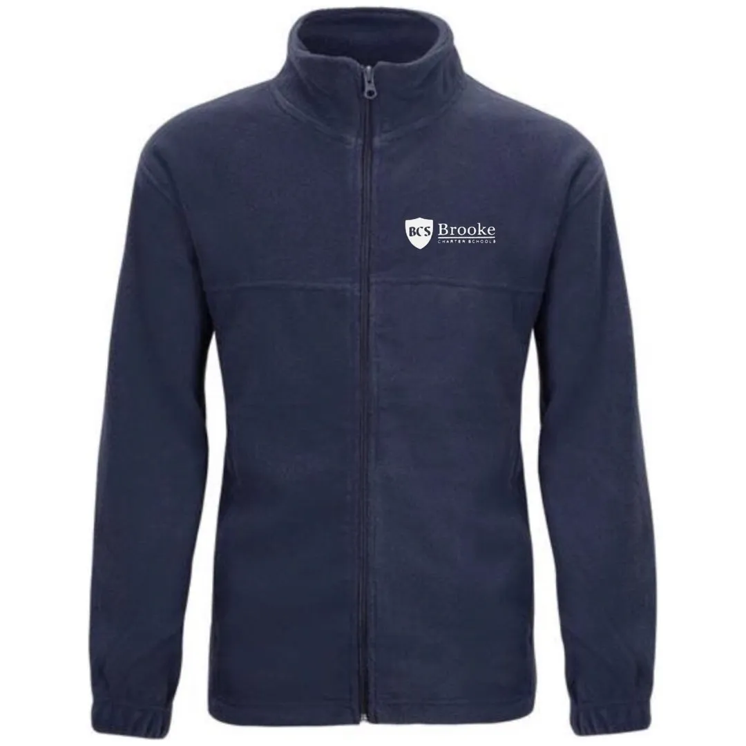 Brooke Charter School Navy Polar Fleece Jacket - Kids