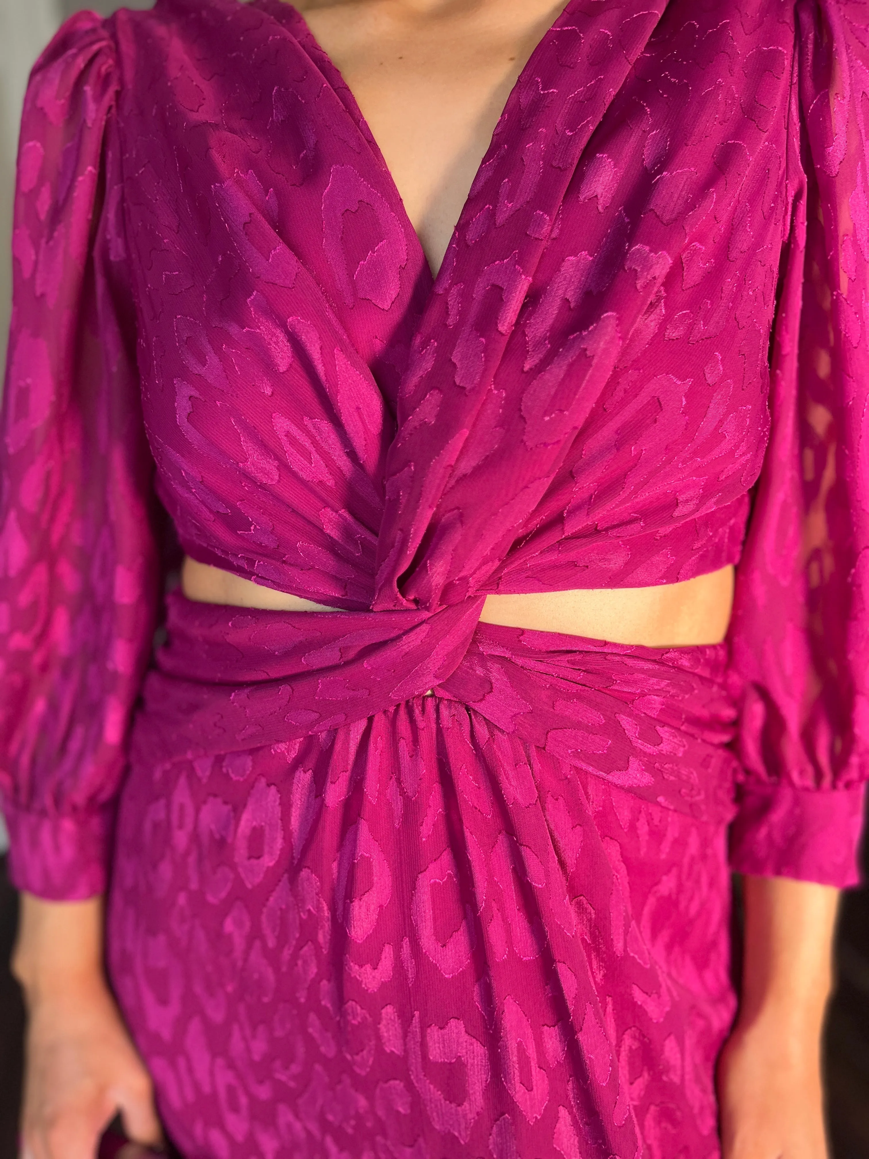 Brooke Magenta Dress