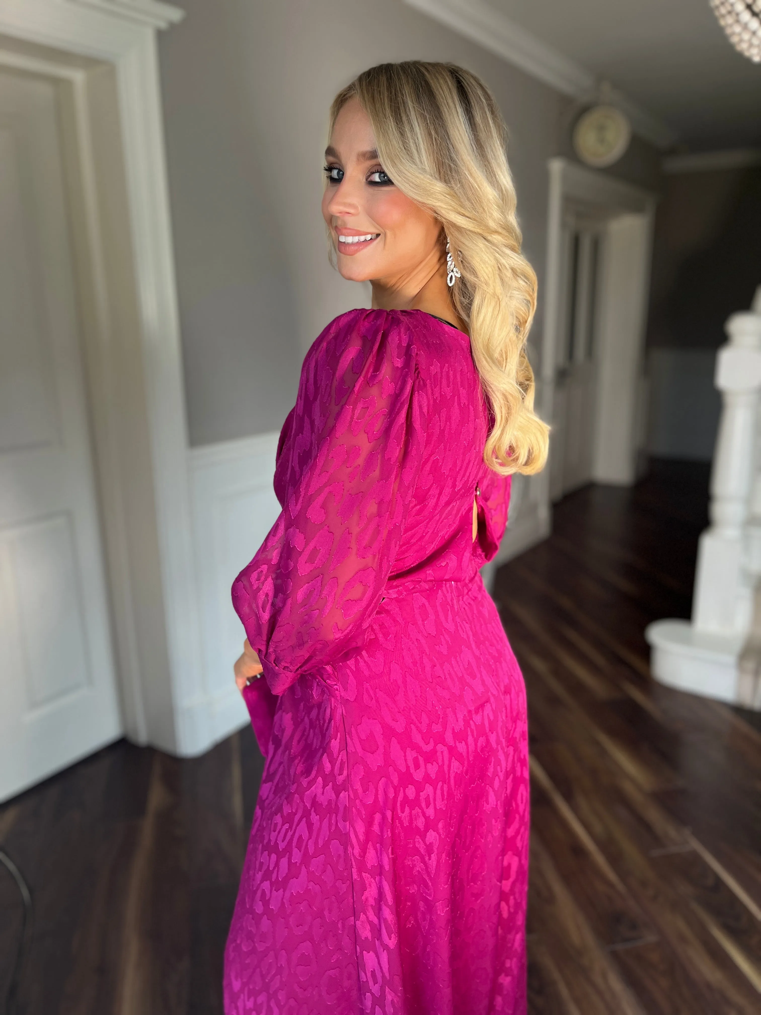 Brooke Magenta Dress