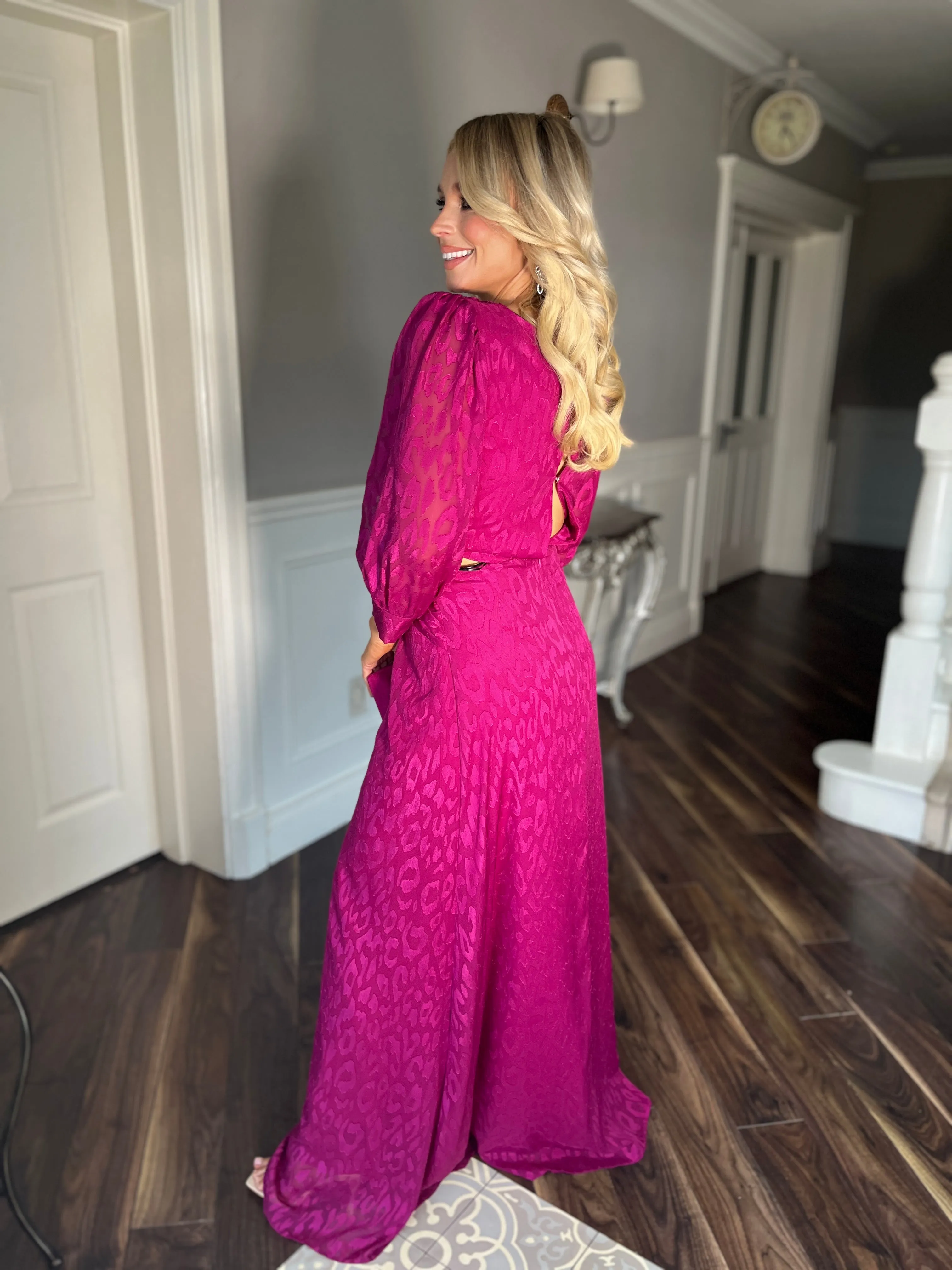 Brooke Magenta Dress