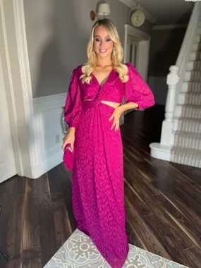 Brooke Magenta Dress