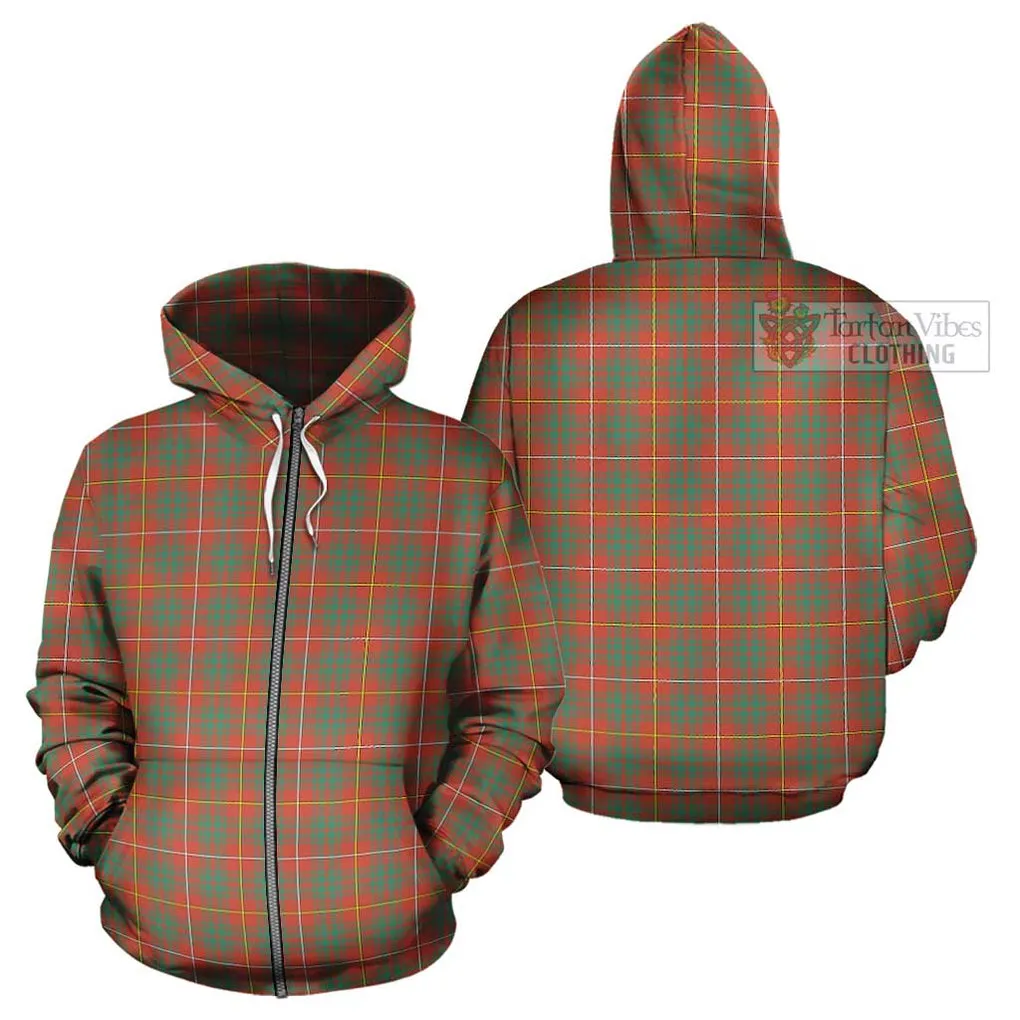 Bruce Ancient Tartan Cotton Hoodie