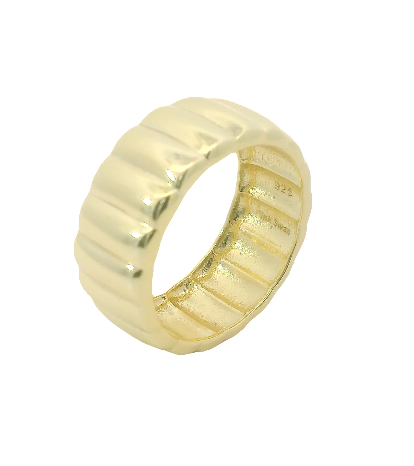 Bubble Chunky Ring In Vermeil