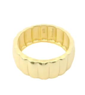 Bubble Chunky Ring In Vermeil