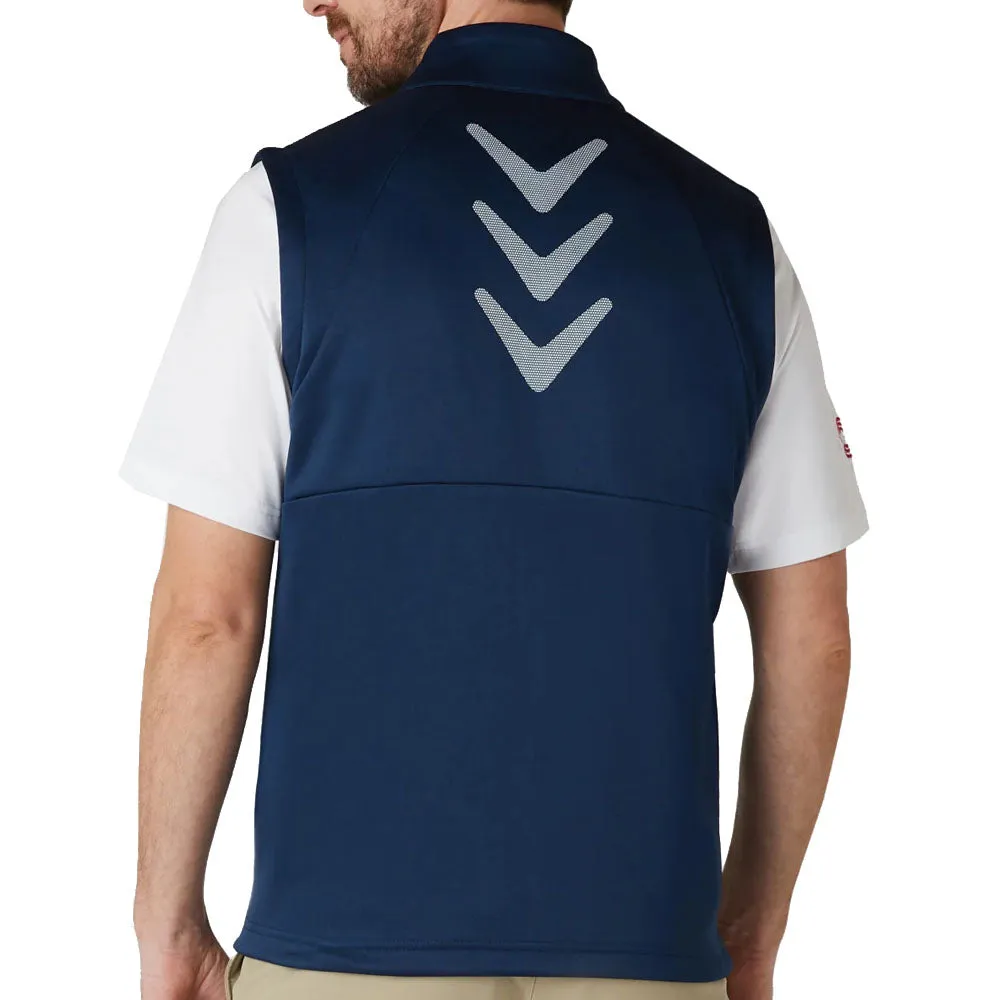 Callaway Chev High Gauge Gilet - Peacoat