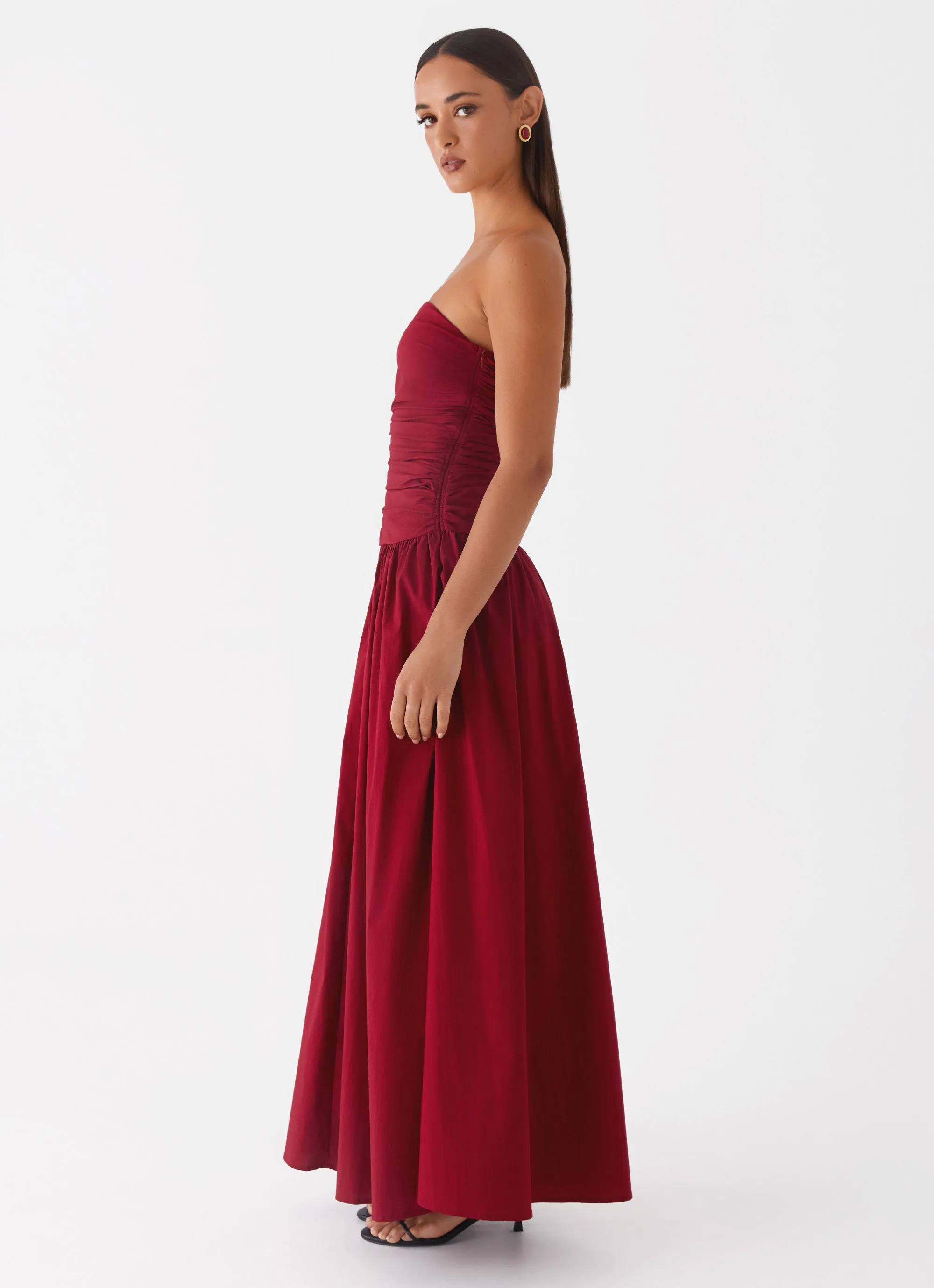 Carmel Maxi Dress - Merlot