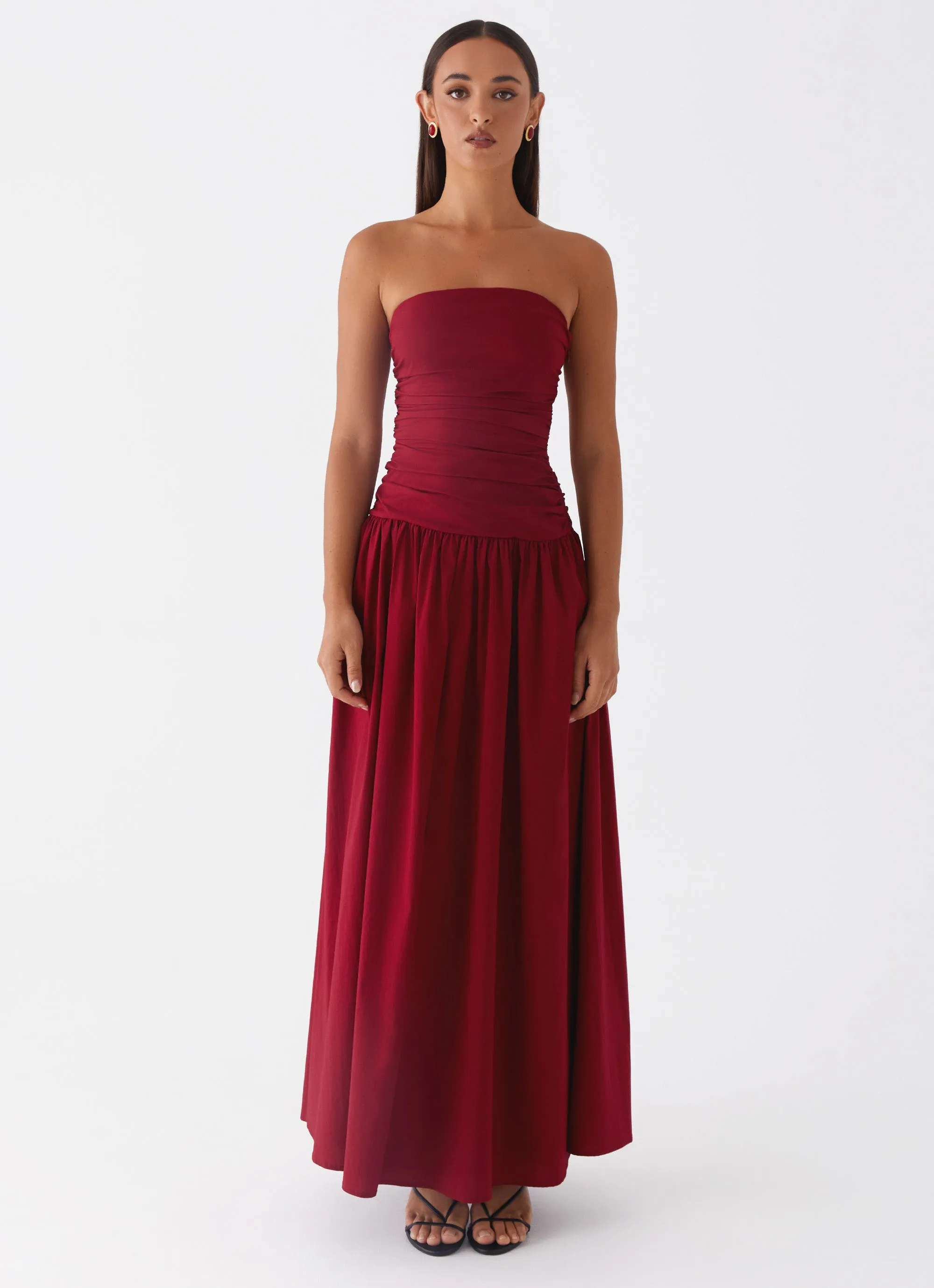 Carmel Maxi Dress - Merlot