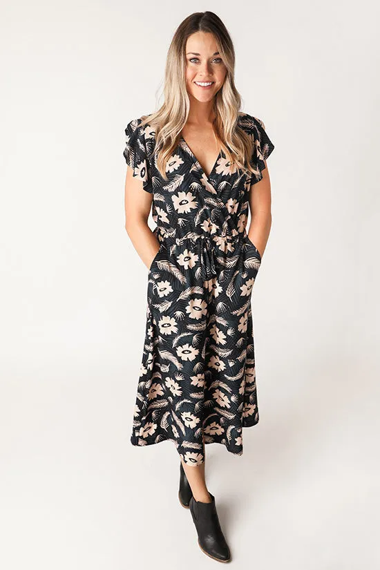 Chalk and Notch - Orchid Midi Dress