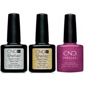 CND - Shellac Combo - Base, Top & Drama Queen