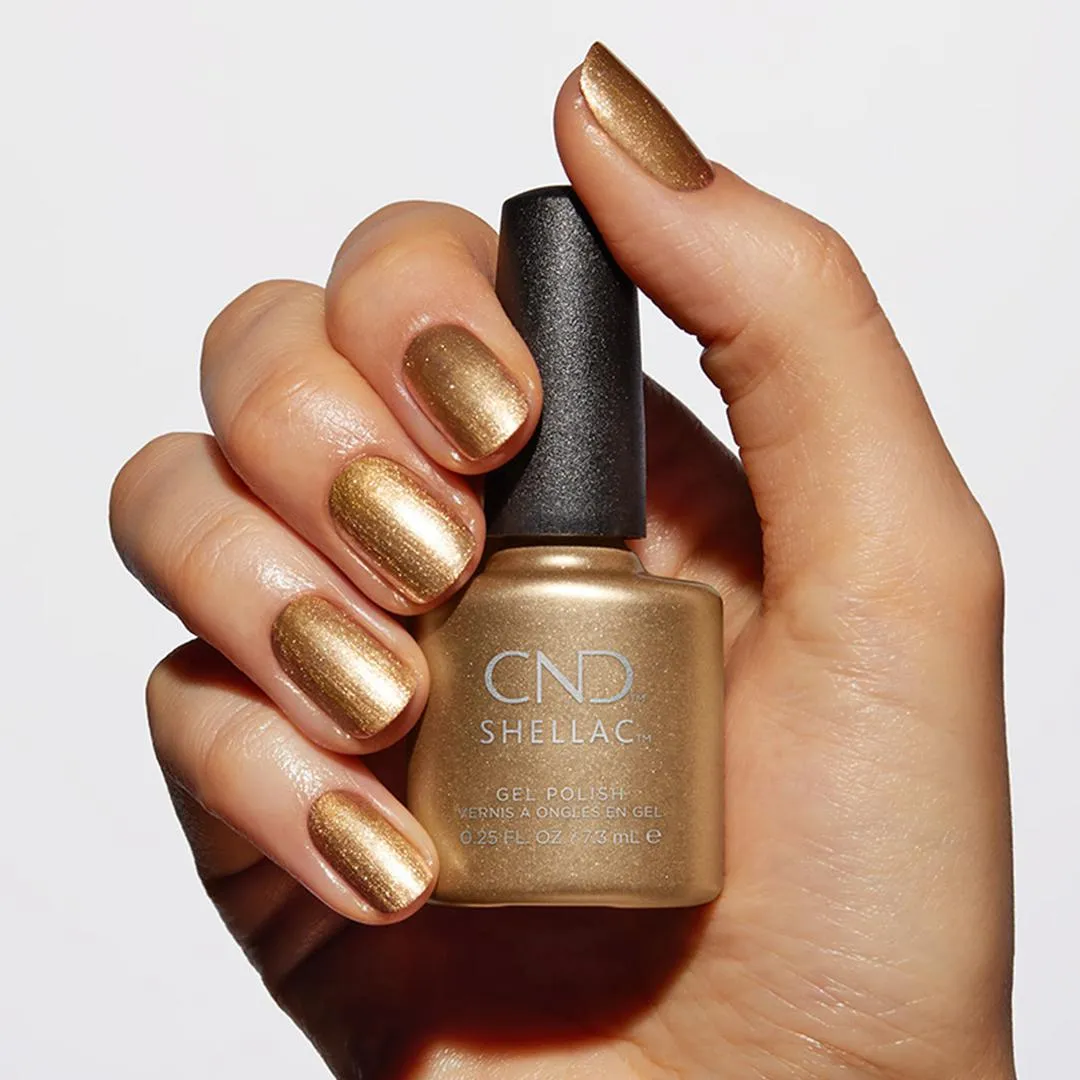 CND - Shellac Xpress5 Combo - Base, Top & Get That Gold (0.25 oz)