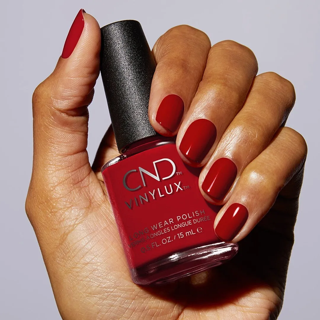 CND - Vinylux Topcoat & Devil Red 0.5 oz - #364