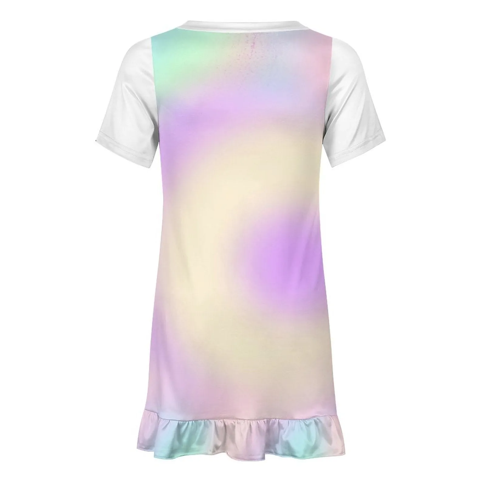 Cotton Candy Prism Girl's Short Sleeve Dress