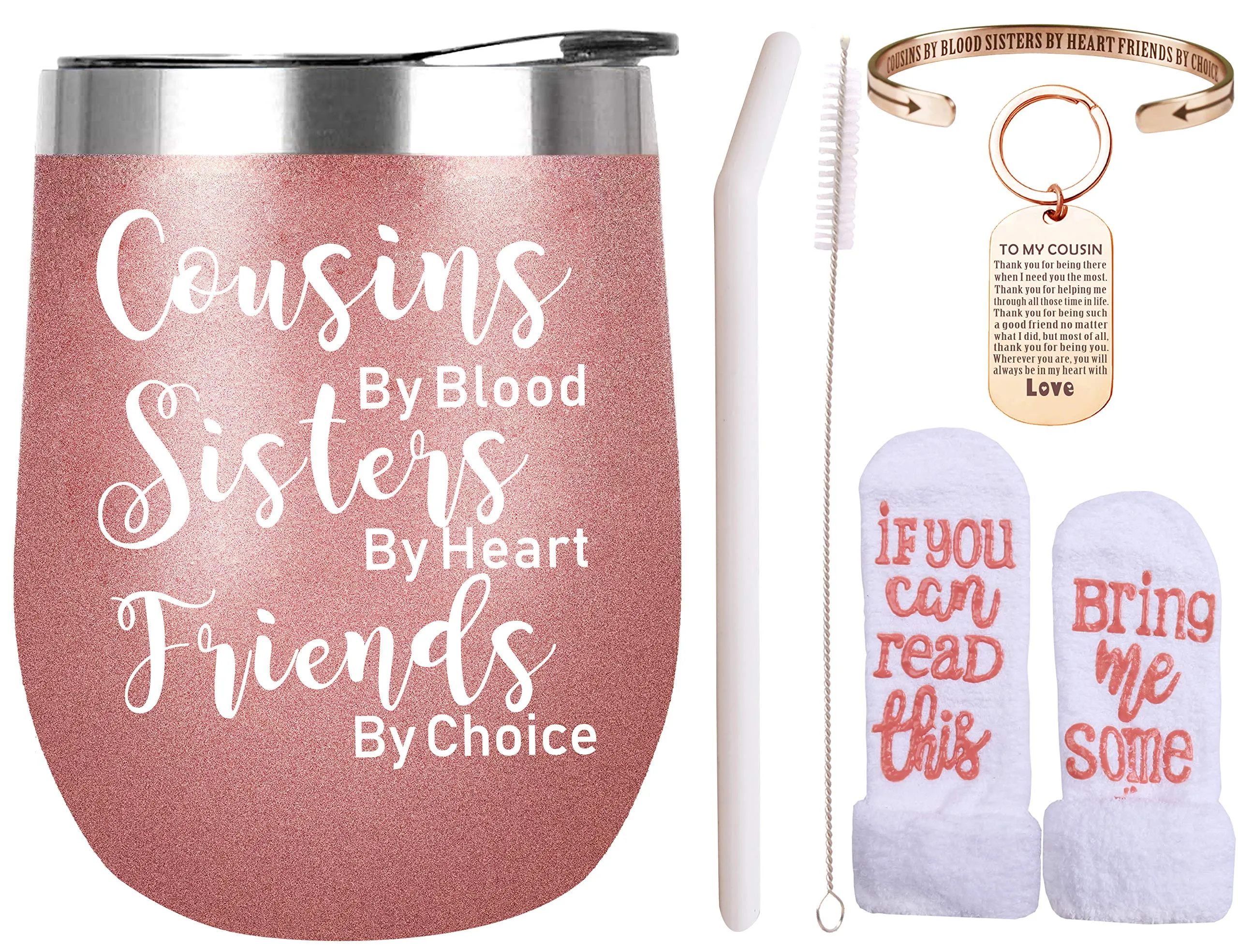 Cousin Gifts for Women, Funny Gift for Cousin Female, Birthday Presents Idea for Cousins