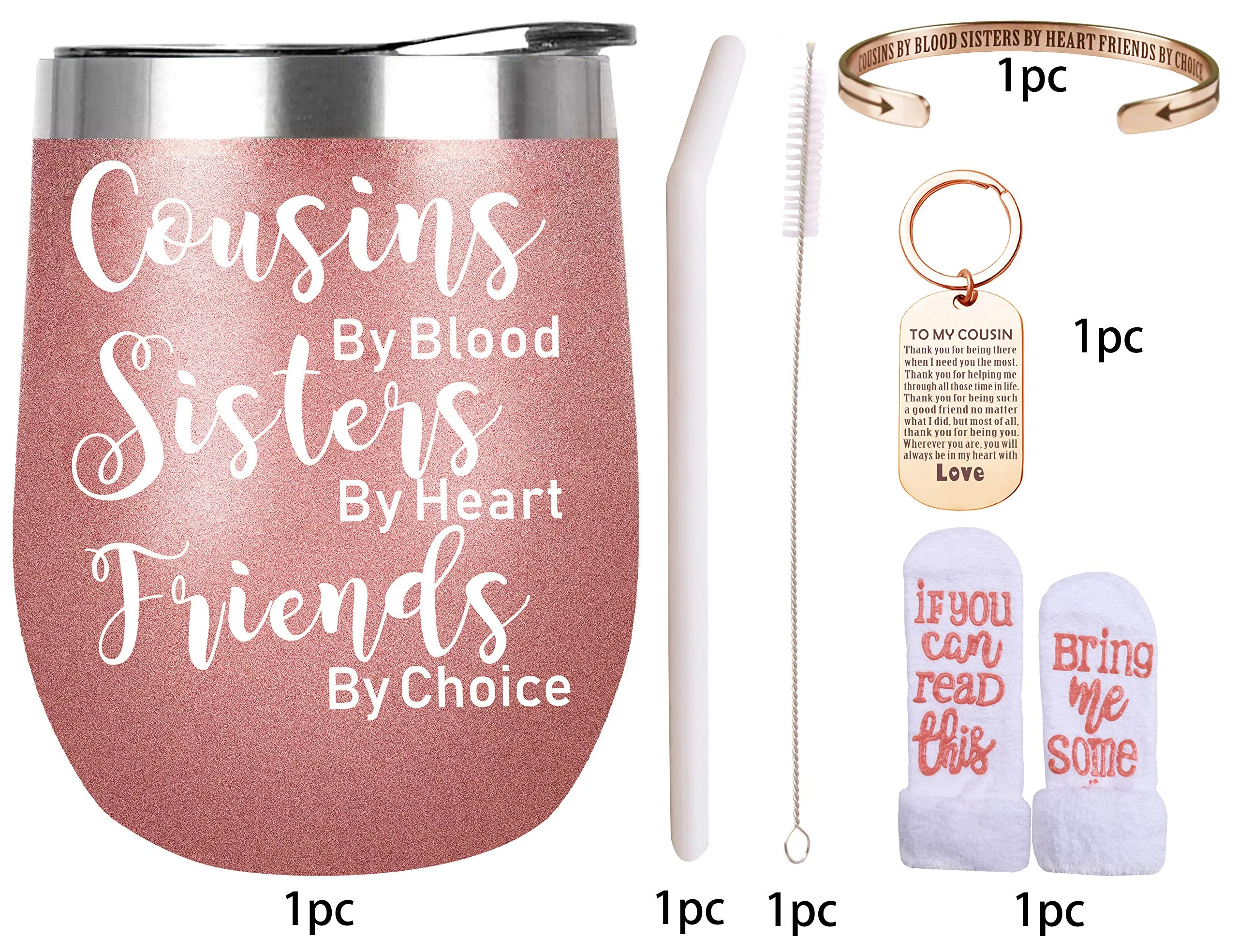 Cousin Gifts for Women, Funny Gift for Cousin Female, Birthday Presents Idea for Cousins