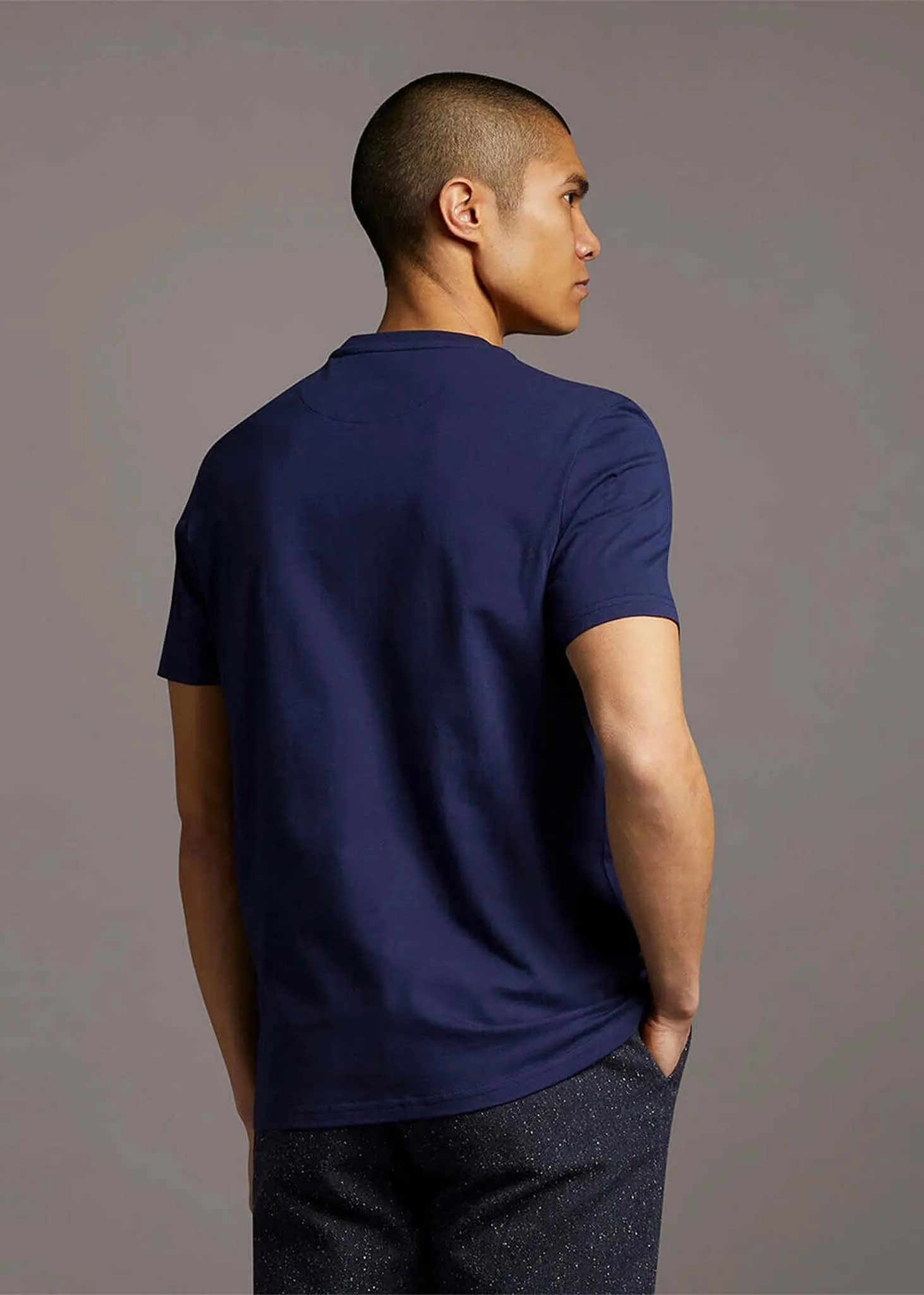 Crew neck t-shirt - navy 3 pack