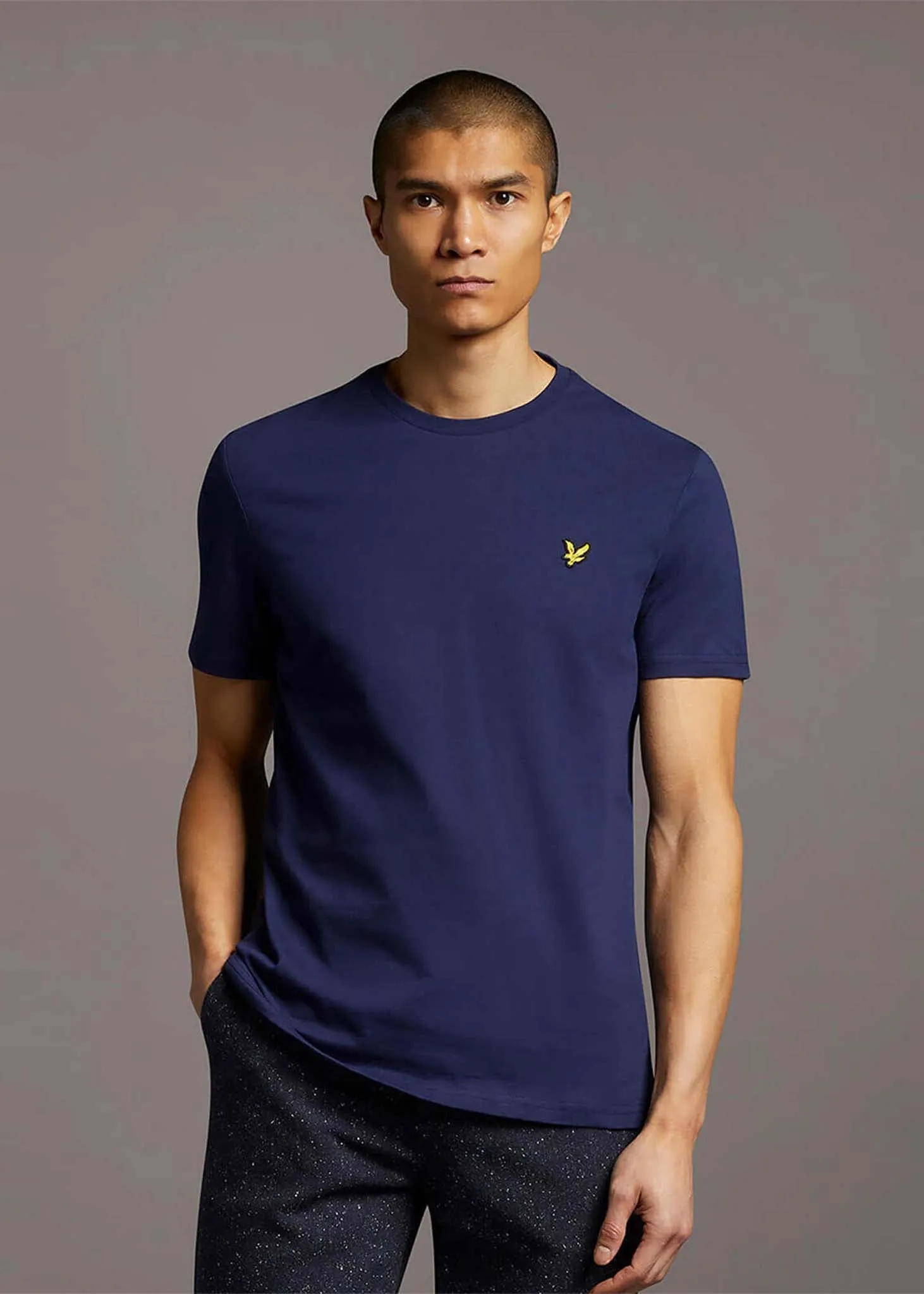 Crew neck t-shirt - navy 3 pack