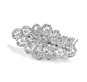 Crystal Swirls Vintage Bridal Hair Comb