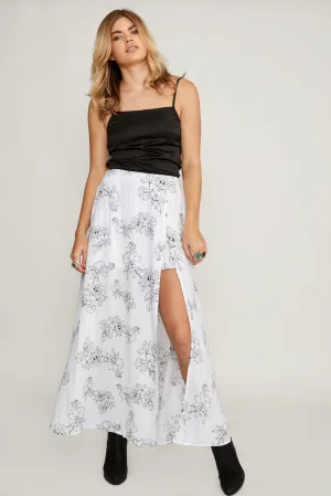 Dahlia Stripe Maxi Skirt