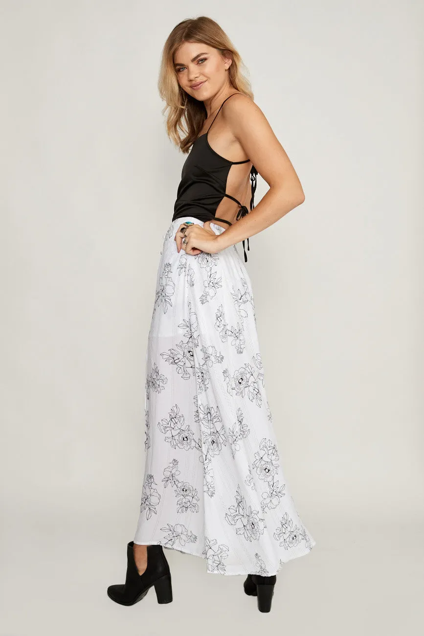 Dahlia Stripe Maxi Skirt