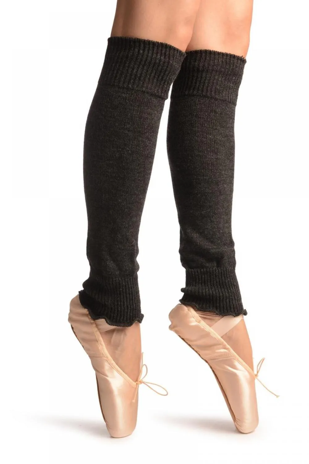 Dark Grey Plain Dance/Ballet Leg Warmers