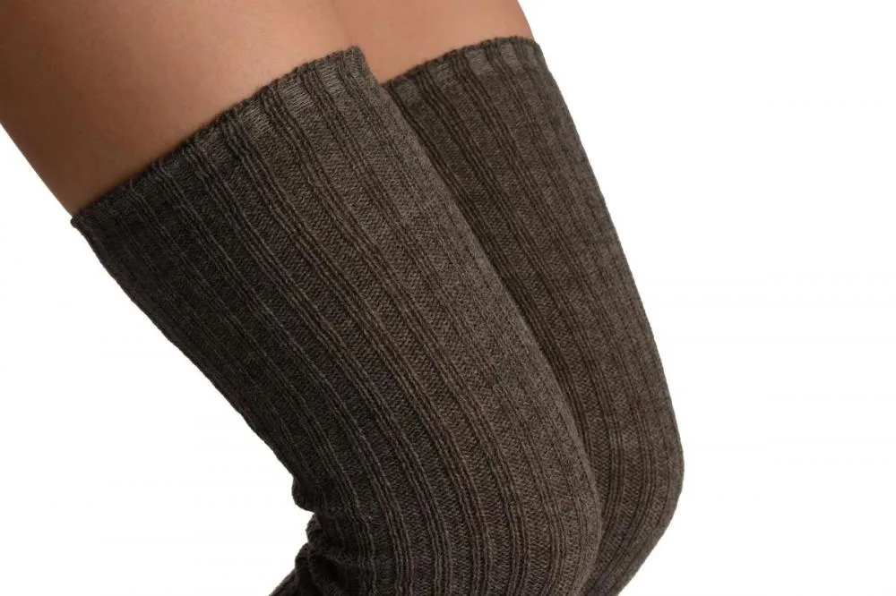 Dark Grey Stirrup Dance/Ballet Leg Warmers