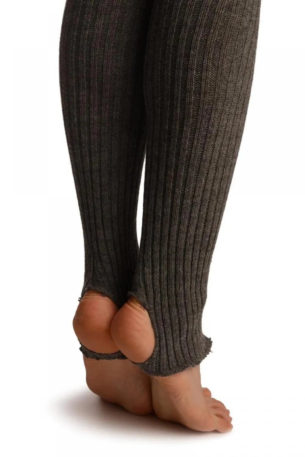 Dark Grey Stirrup Dance/Ballet Leg Warmers