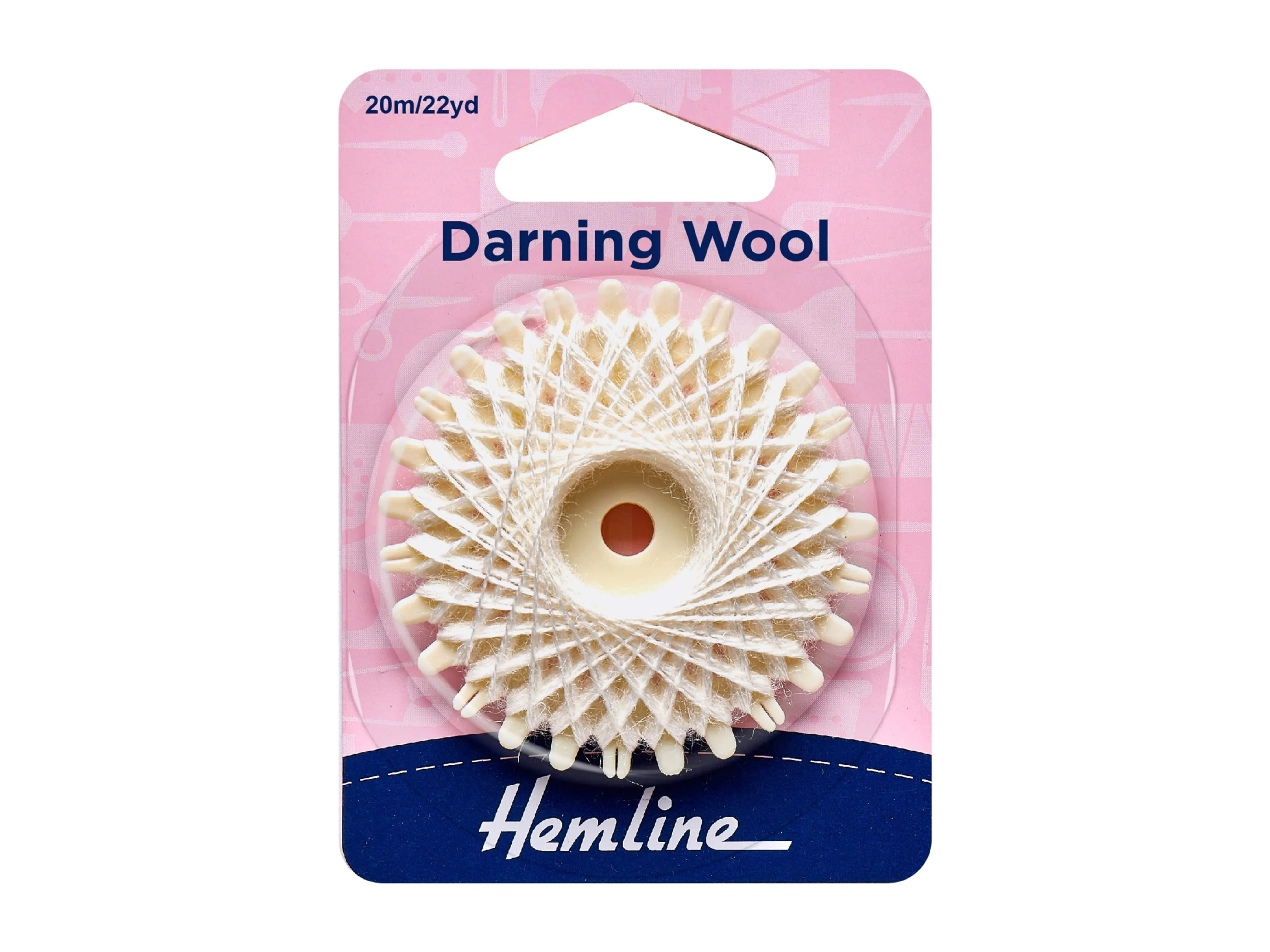 Darning Wool: 20mtrs - White