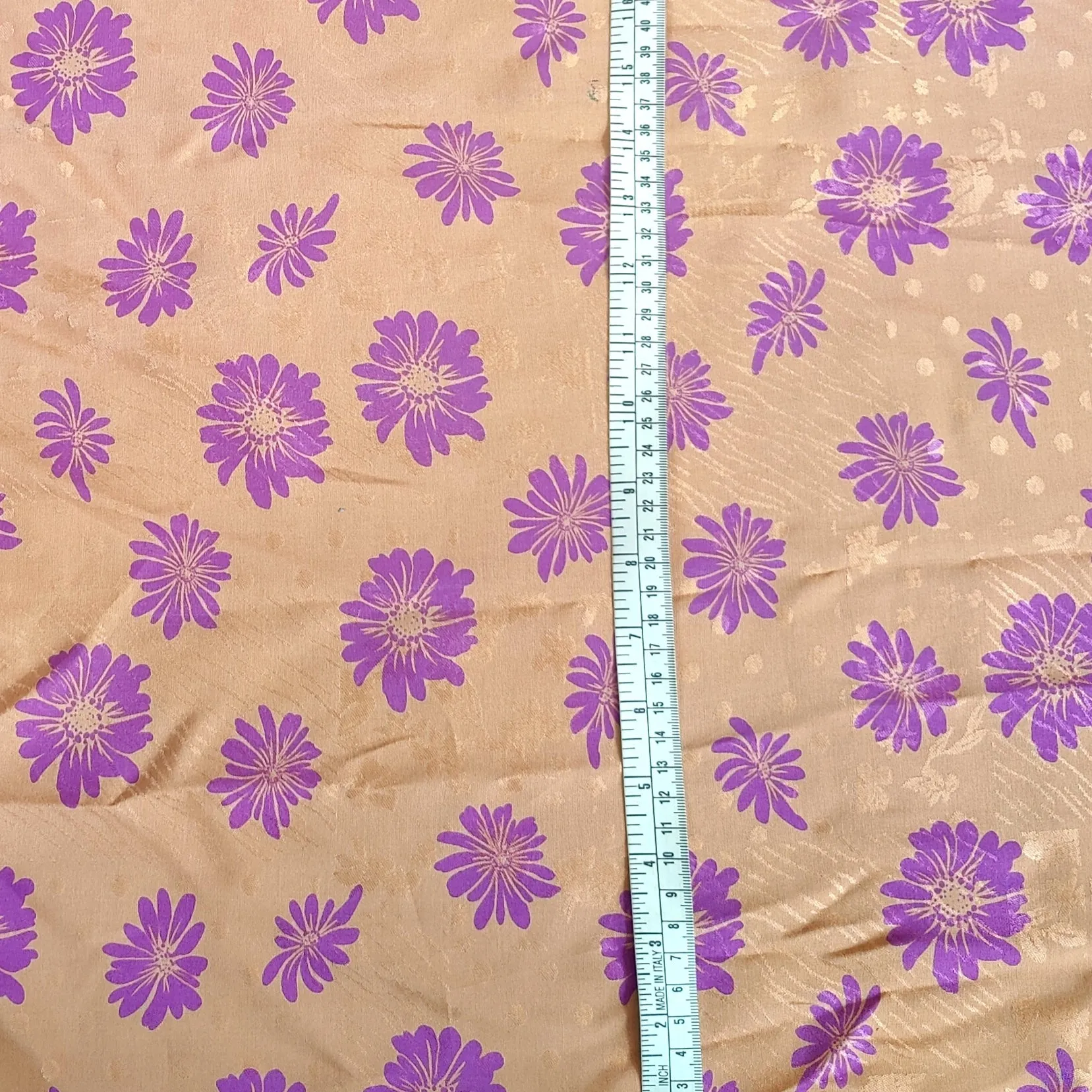 Deadstock Cotton Silk Jacquard Lawn - Hawaii Tropical Garden - SECONDS