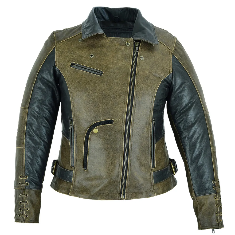 DS898 Must Ride - Two Tone: Premium Leather Jacket for Style and Performance